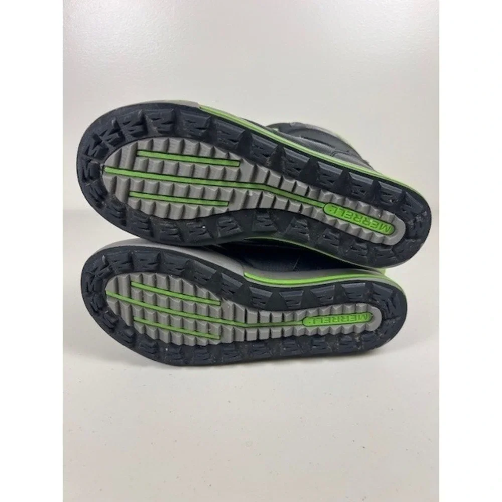 Merrell Snow Bank‎ 2.0 Waterproof Winter Boots Black Neon Green MY55597 Mens 7M